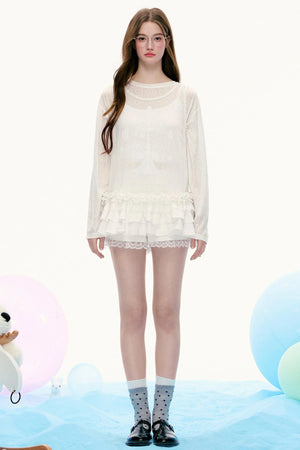 Vintage Sleeveless Layered Top Set-Up