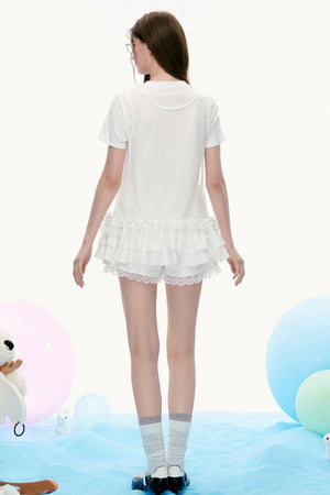 Vintage Sleeveless Layered Top Set-Up
