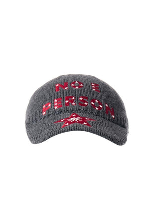 Vintage Star Embroidered Wool Hat