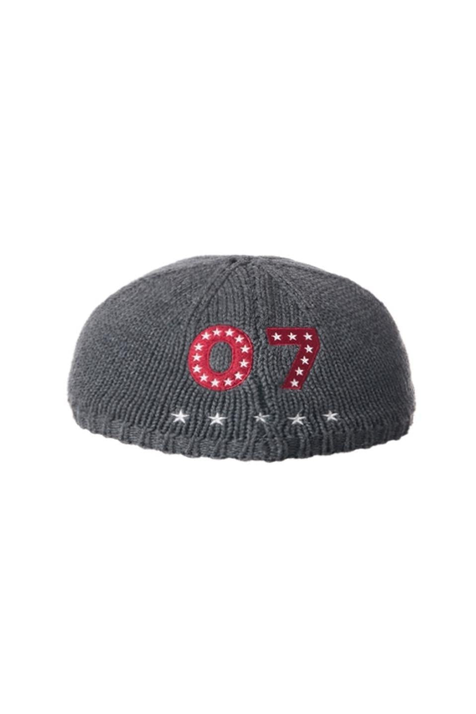 Vintage Star Embroidered Wool Hat