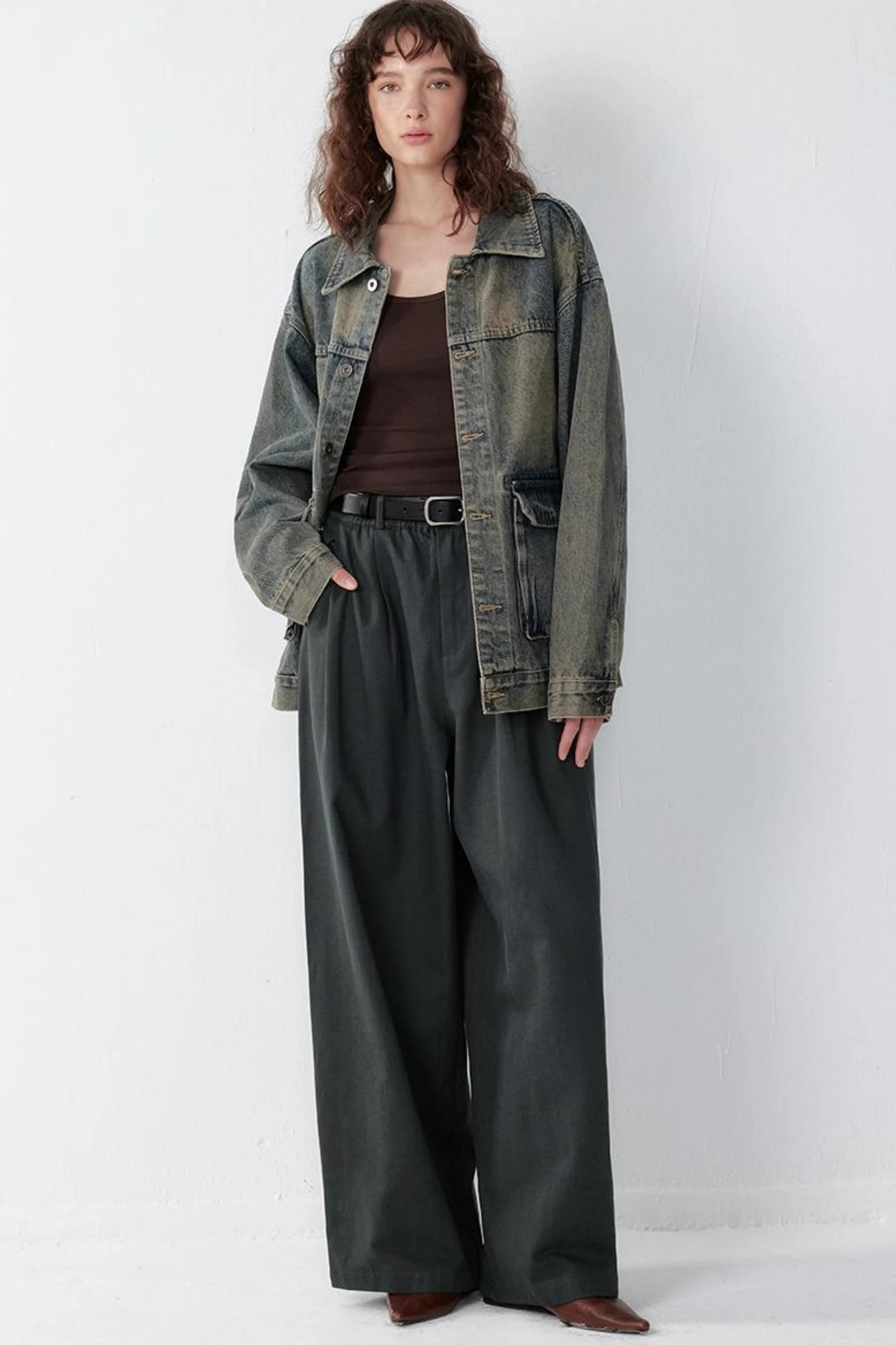 Vintage Stonewashed Denim Jacket