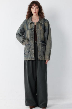 Vintage Stonewashed Denim Jacket