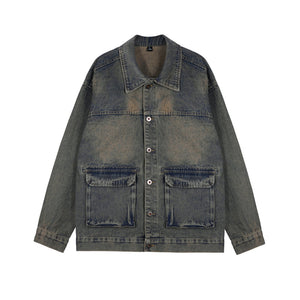Vintage Stonewashed Denim Jacket