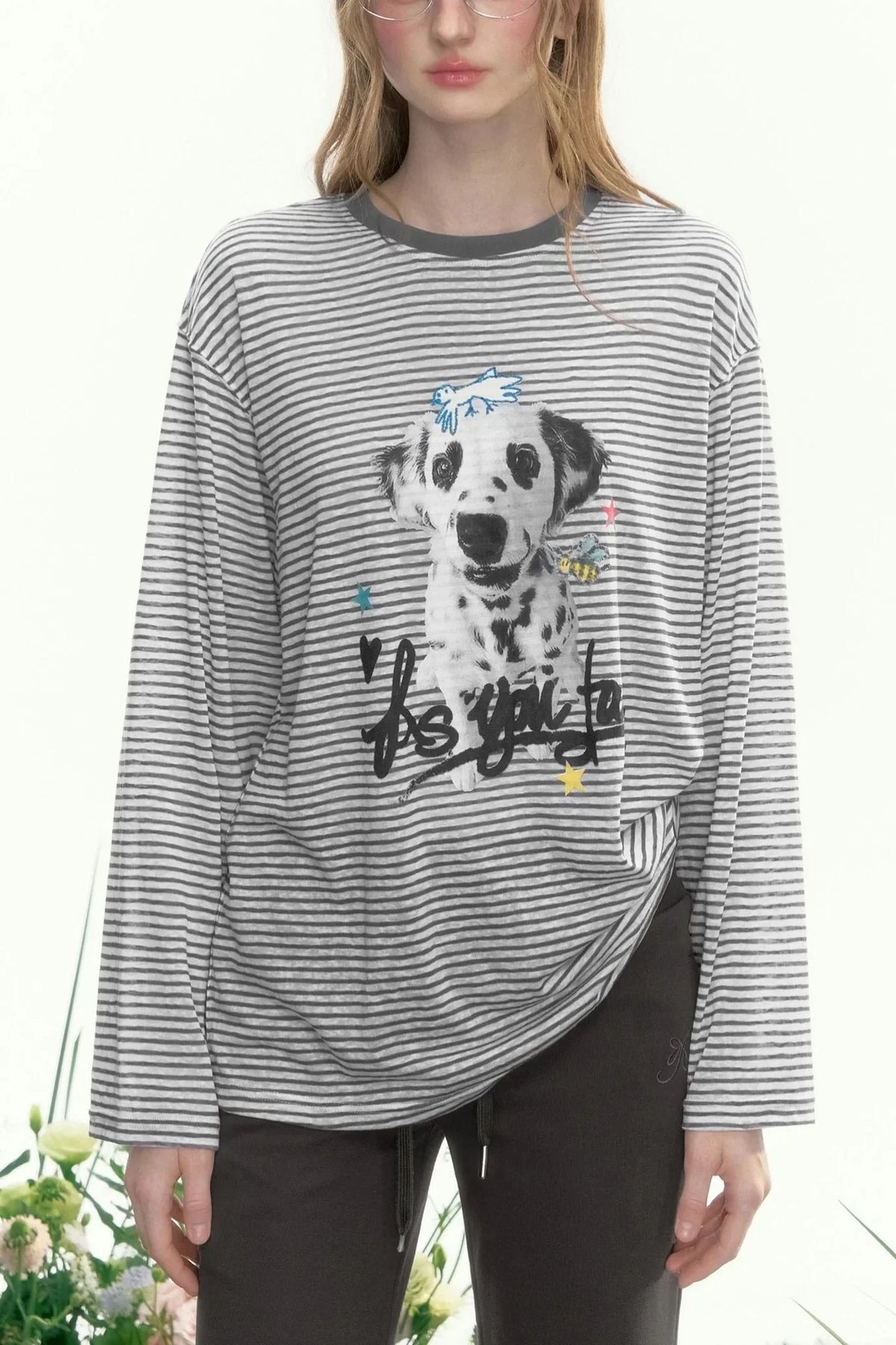 Vintage Striped Long Sleeve Tee
