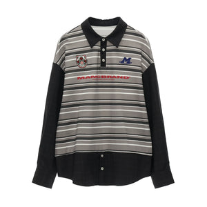 Vintage Striped Polo Shirt