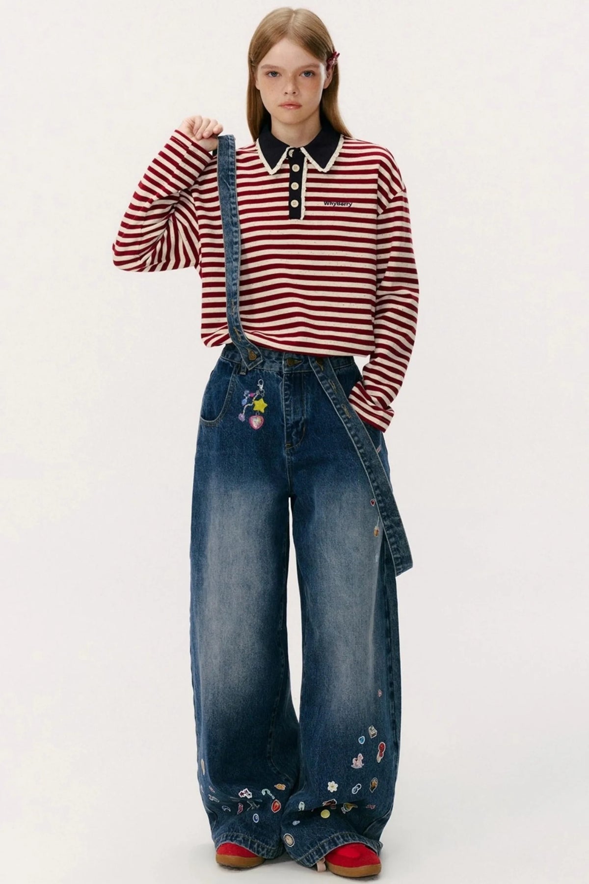 Vintage Striped Polo Shirt