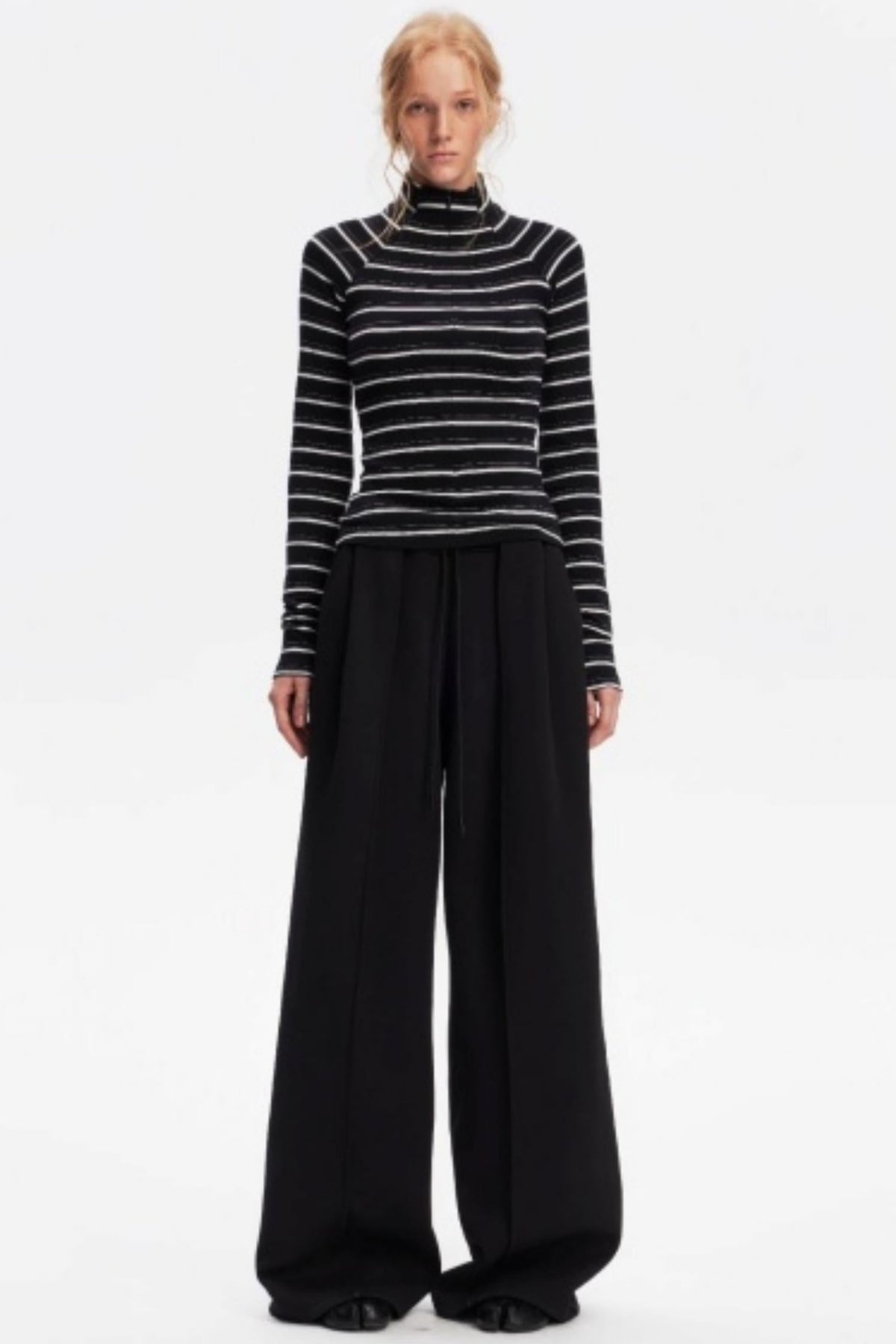 Vintage Striped Slim Knit Top