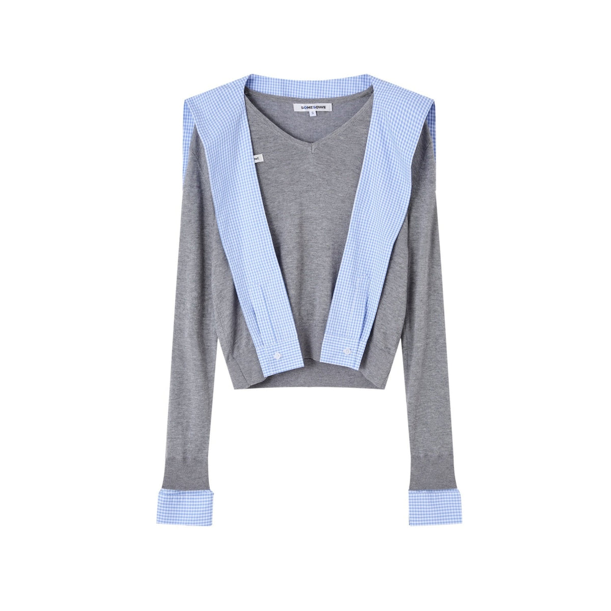 Vintage V-Neck Long Sleeve Top