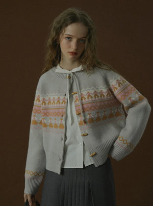 VINTAGE VILLAIN KNIT SWEATER JACKET