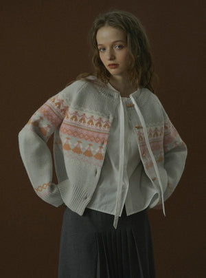 VINTAGE VILLAIN KNIT SWEATER JACKET