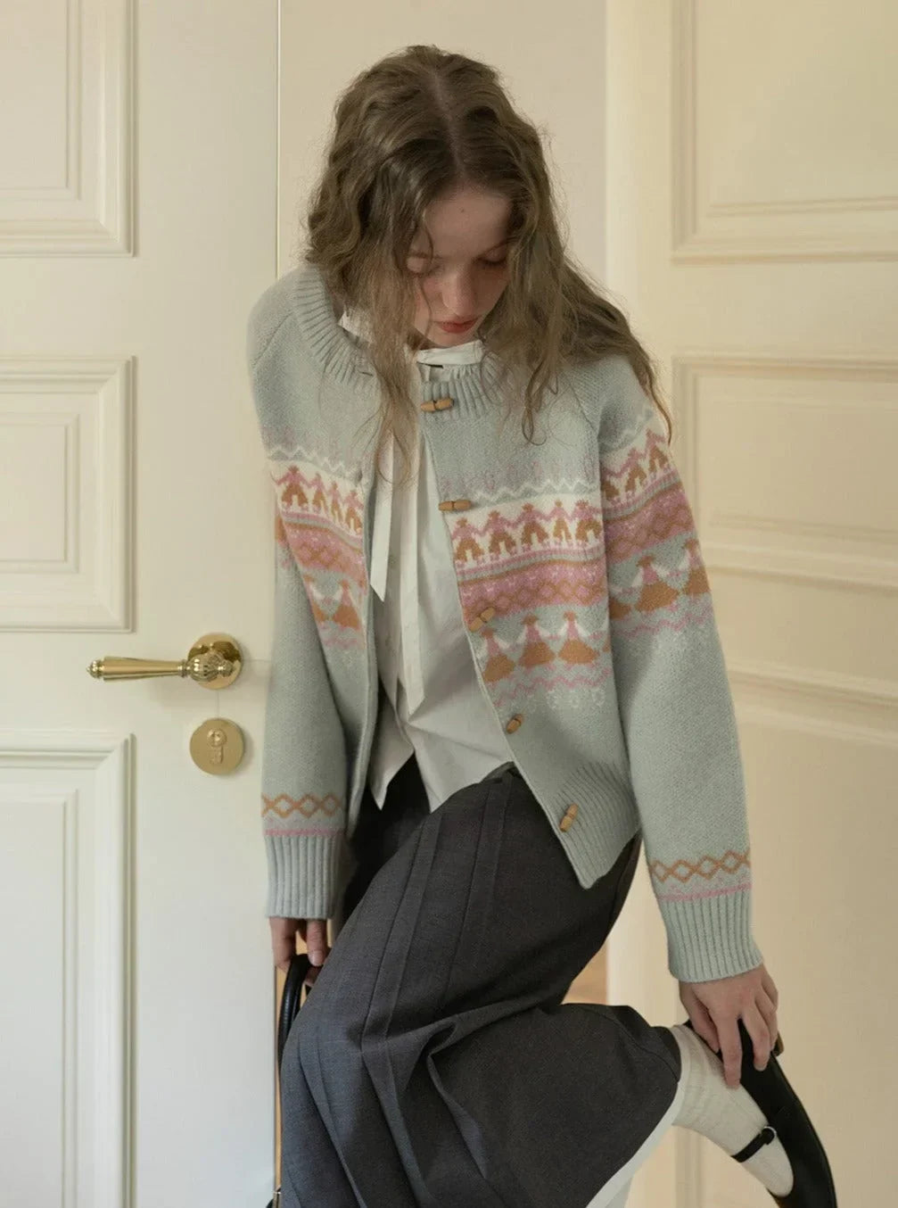VINTAGE VILLAIN KNIT SWEATER JACKET