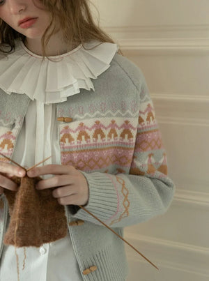 VINTAGE VILLAIN KNIT SWEATER JACKET