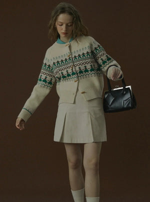 VINTAGE VILLAIN KNIT SWEATER JACKET