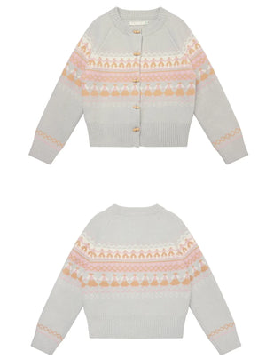 VINTAGE VILLAIN KNIT SWEATER JACKET