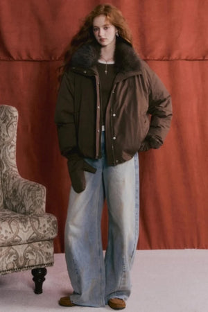 Vintage Washed Denim Pants