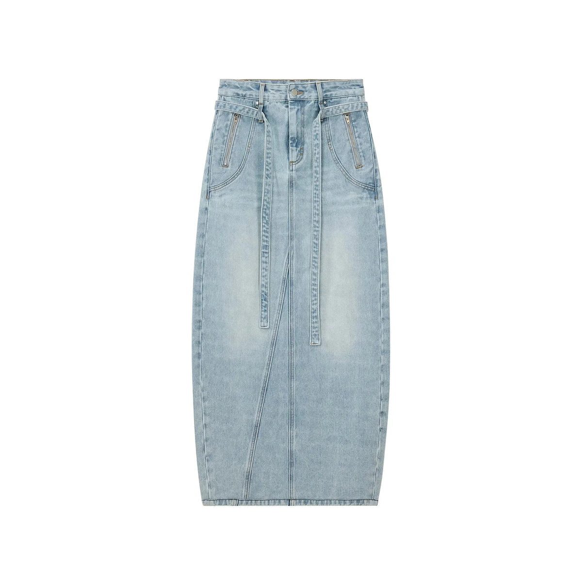 Vintage Washed Denim Skirt