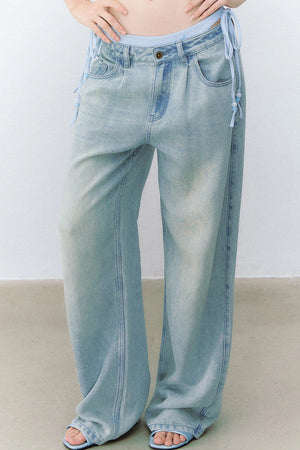 Vintage Washed Lyocell Jeans