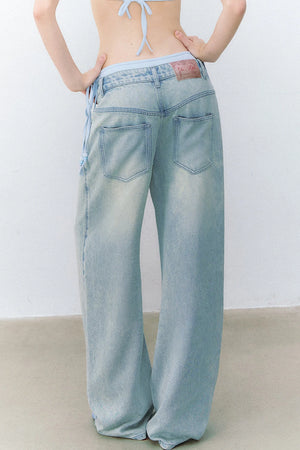 Vintage Washed Lyocell Jeans
