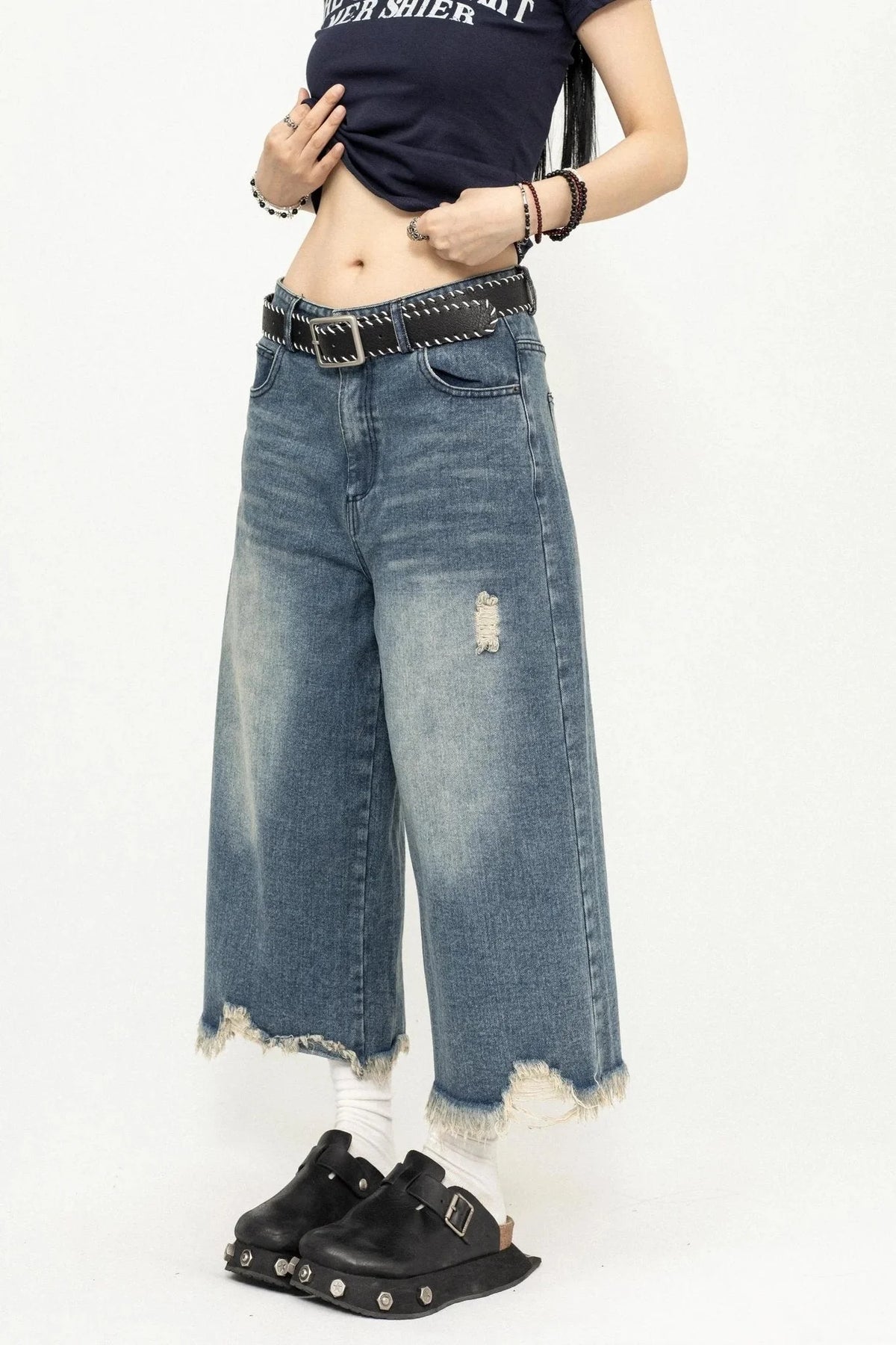 Vintage Wide-Leg Pants
