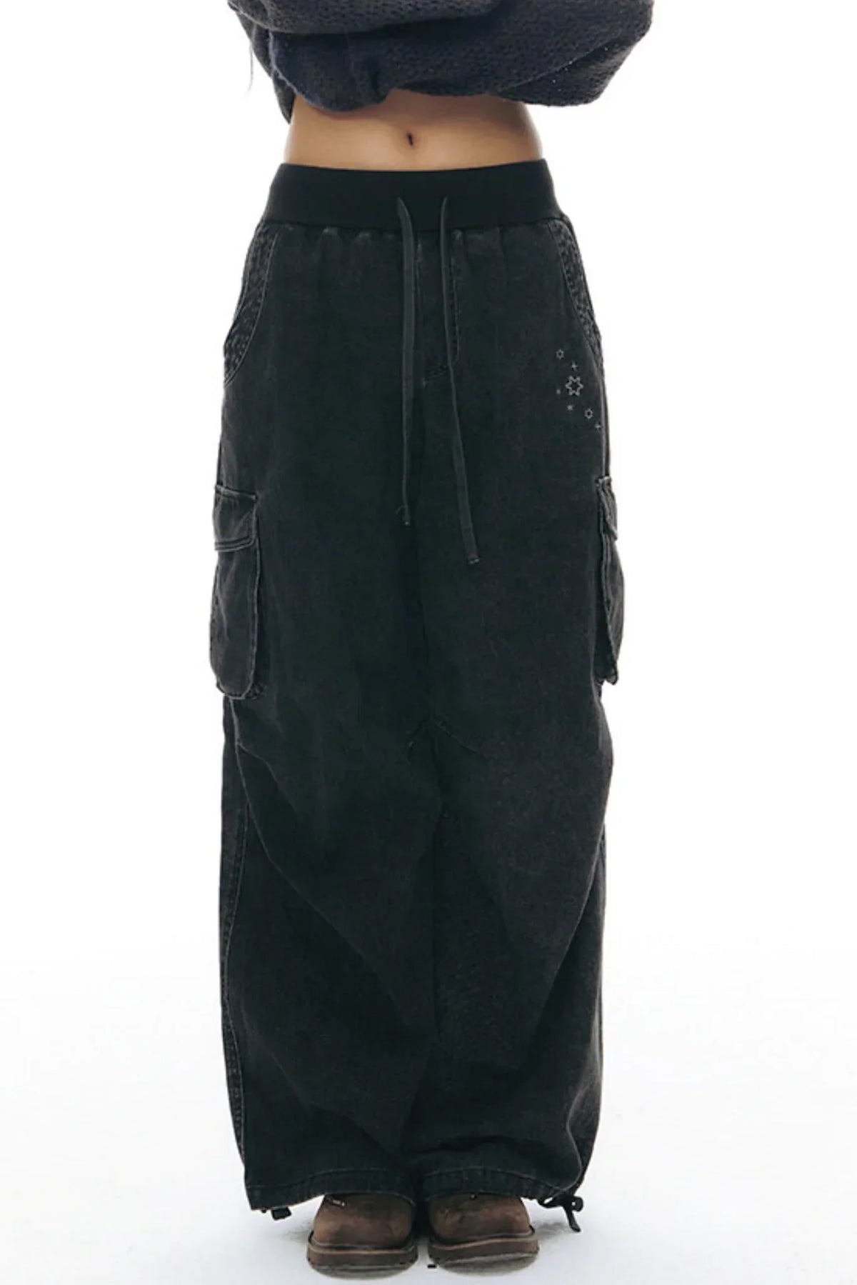 Vintage Wide-Leg Retro Pants