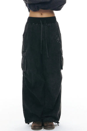 Vintage Wide-Leg Retro Pants