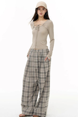 Vintage Wide-Leg Slacks