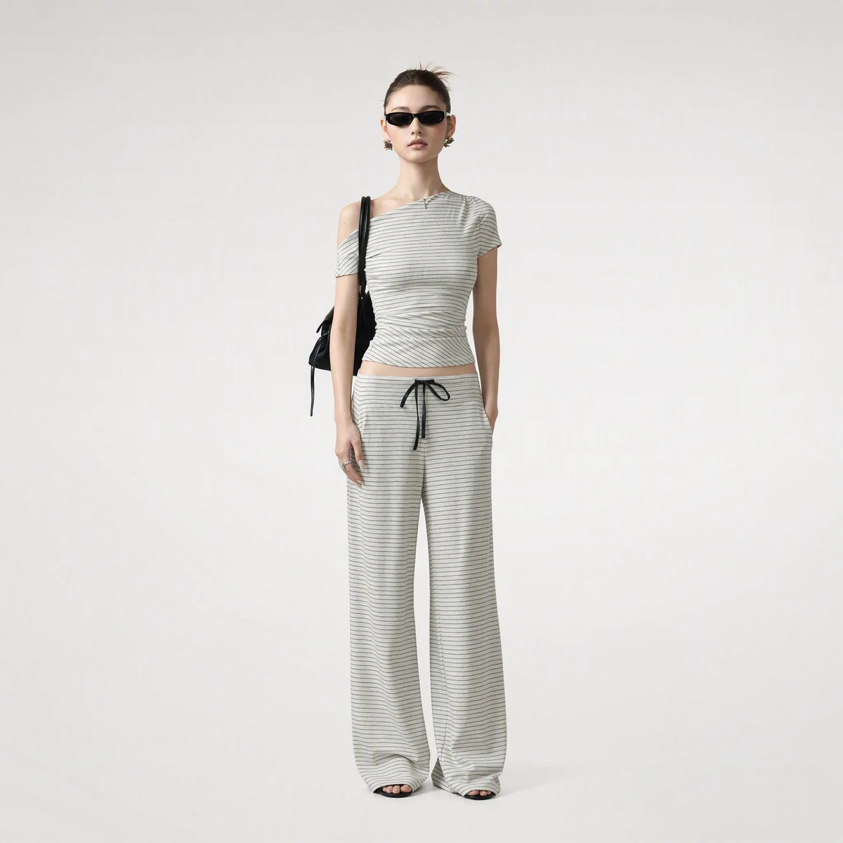 Striped Low-Rise Set