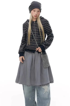 Waffle Knit Button Hat
