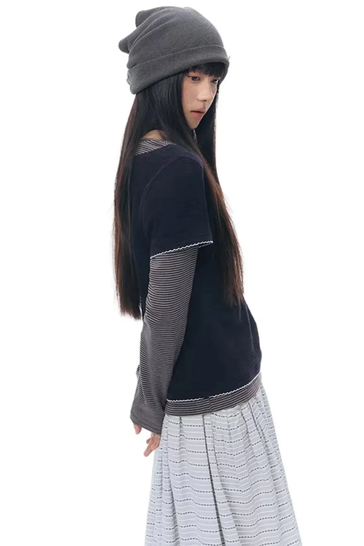 Waffle Knit Button Hat