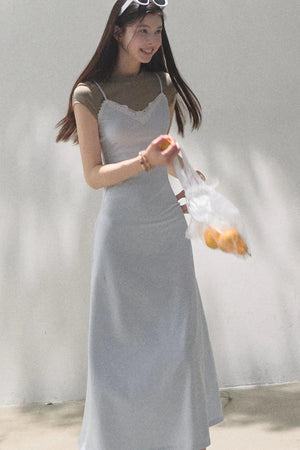 Waist-Cinching Crocodile Dress