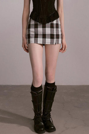 Waist Fit Mini Skirt