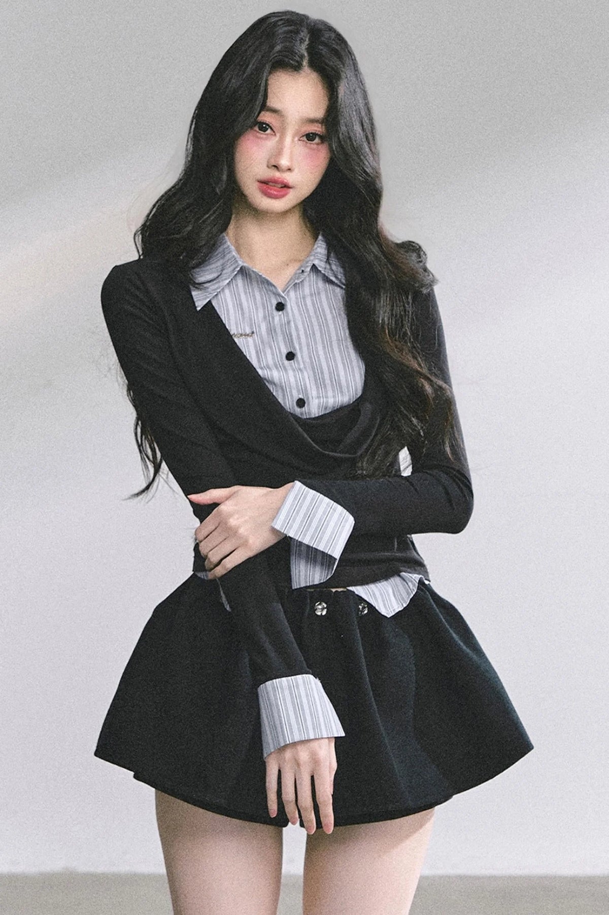 Waist Slim Long-Sleeved Tops