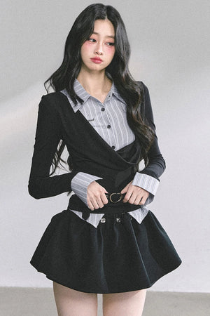 Waist Slim Long-Sleeved Tops