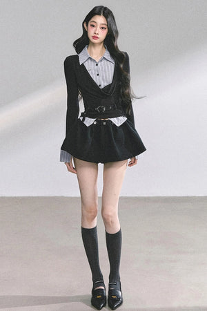 Waist Slim Long-Sleeved Tops
