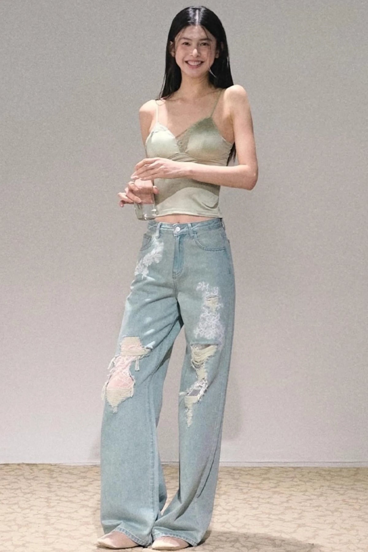 Wake Up Satin Lace Camisole