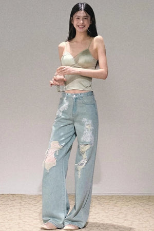 Wake Up Satin Lace Camisole