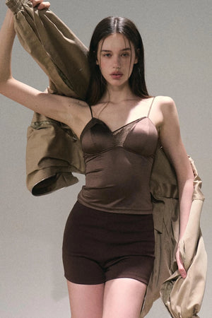 Wake Up Satin Lace Camisole