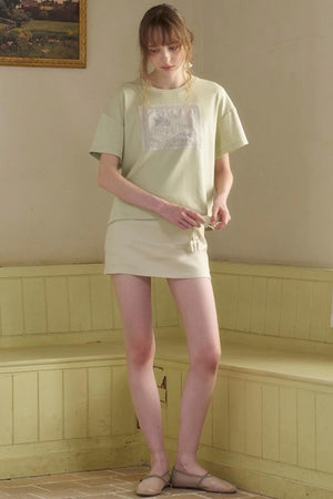 Wandering Fish Embroidered T-shirt