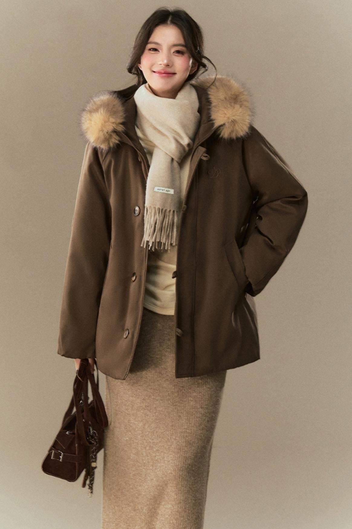 Warm High-Quality Wool Tassel Scarf