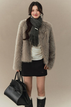 Warm High-Quality Wool Tassel Scarf