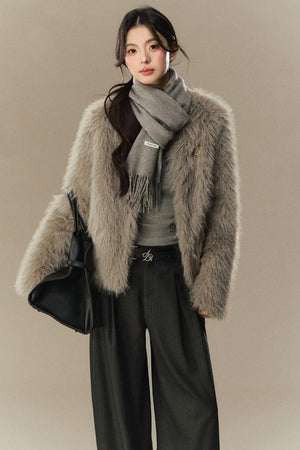 Warm High-Quality Wool Tassel Scarf