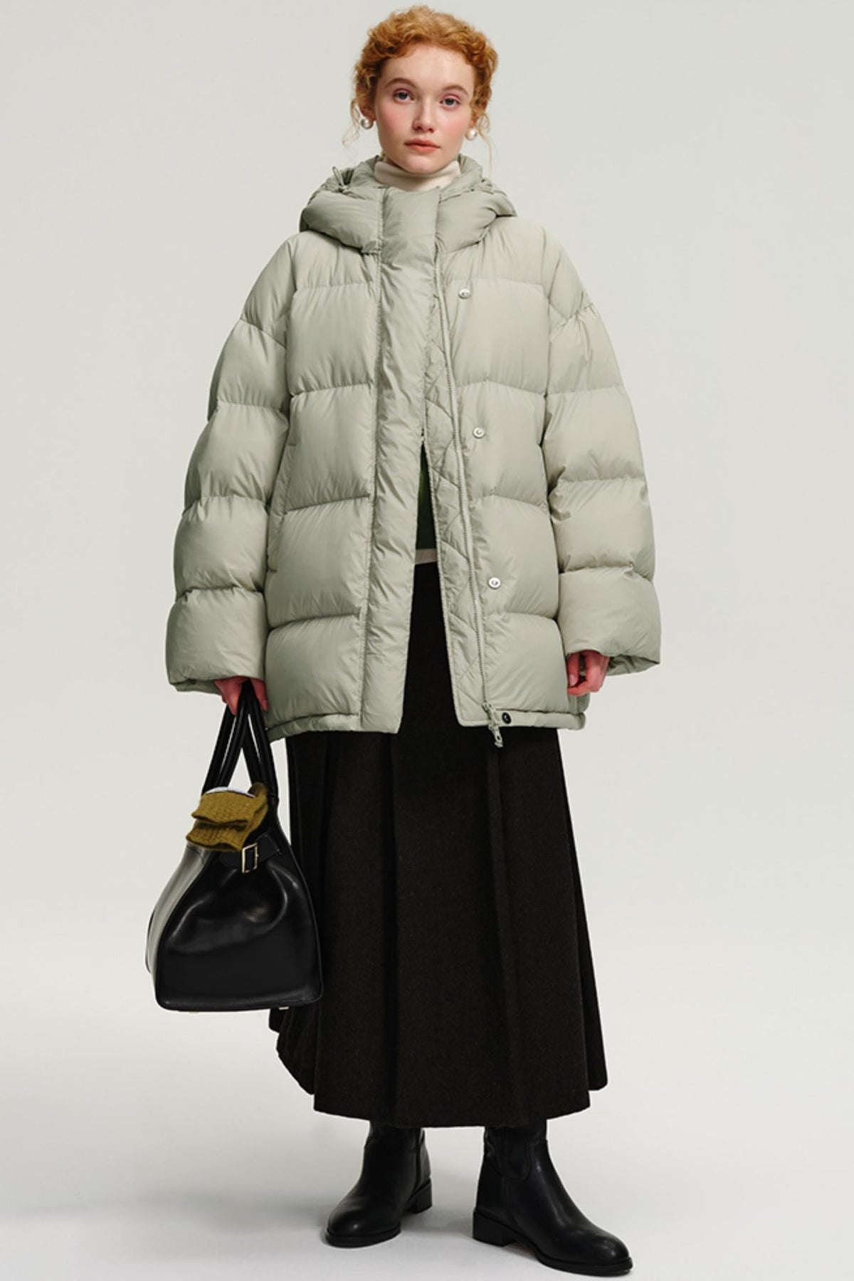 Warm Puff Hooded Down Jacket