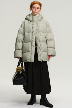 Warm Puff Hooded Down Jacket