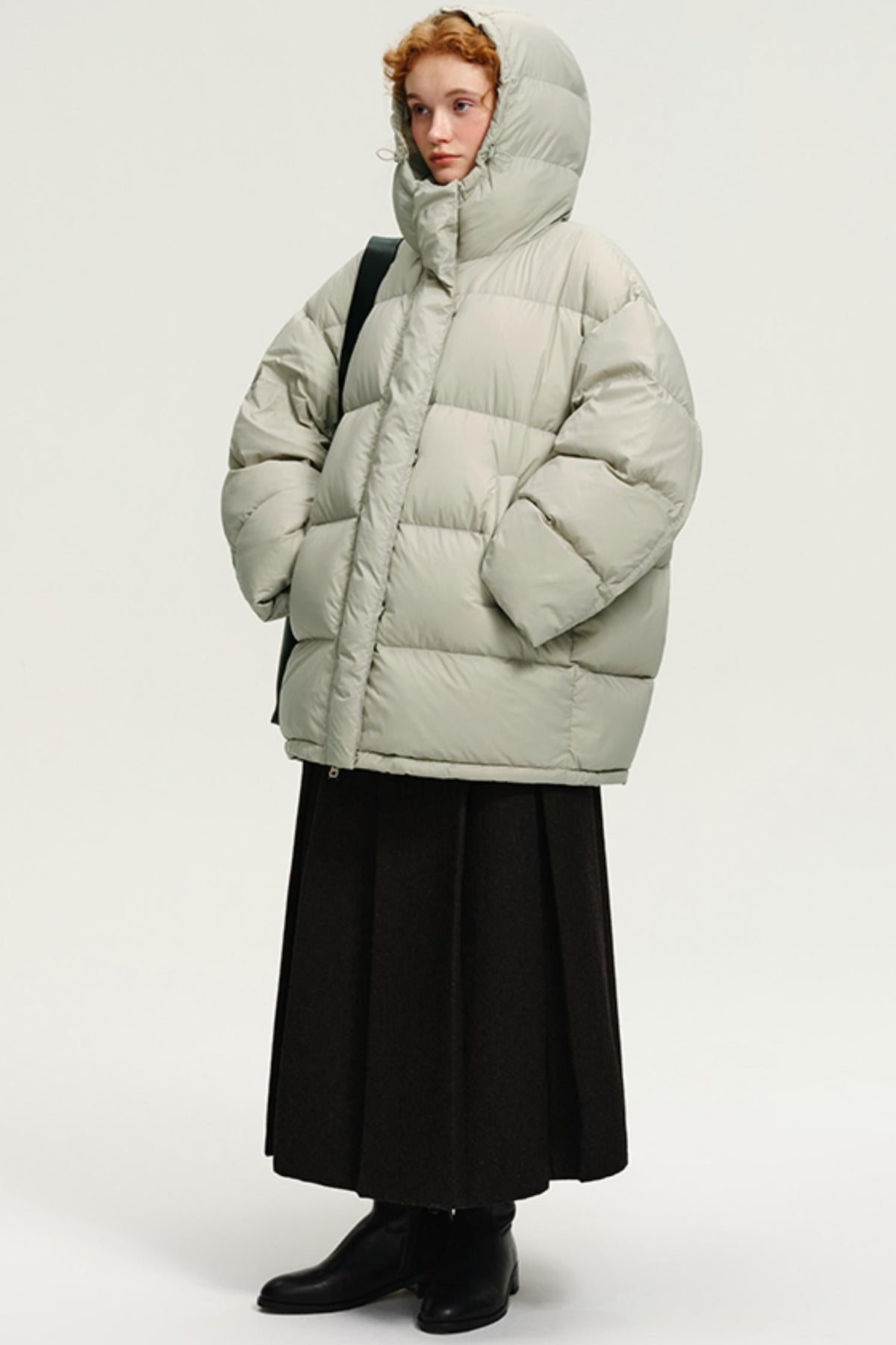 Warm Puff Hooded Down Jacket