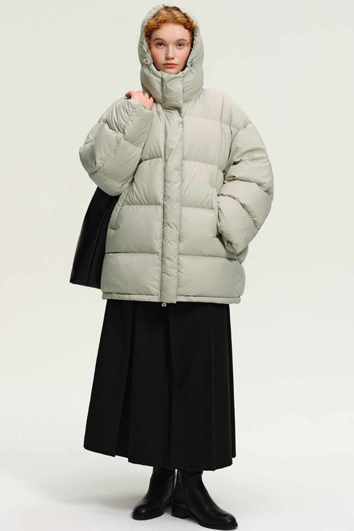 Warm Puff Hooded Down Jacket