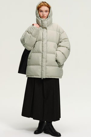 Warm Puff Hooded Down Jacket