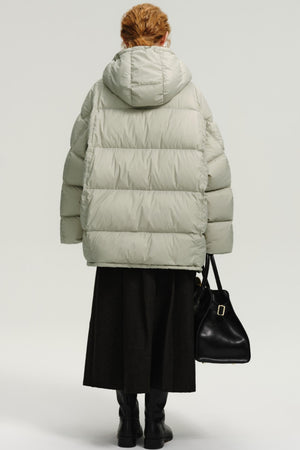 Warm Puff Hooded Down Jacket