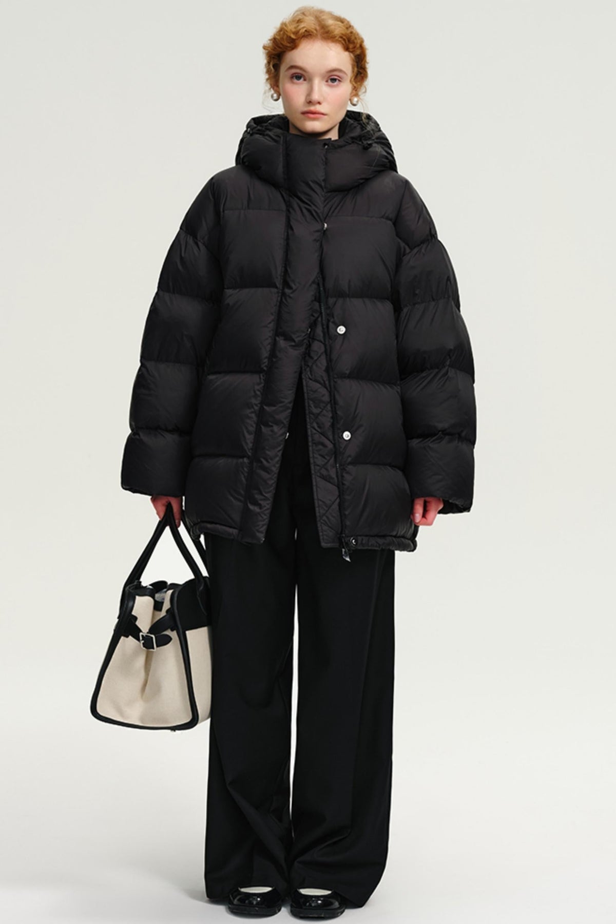 Warm Puff Hooded Down Jacket