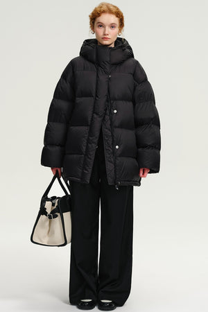 Warm Puff Hooded Down Jacket
