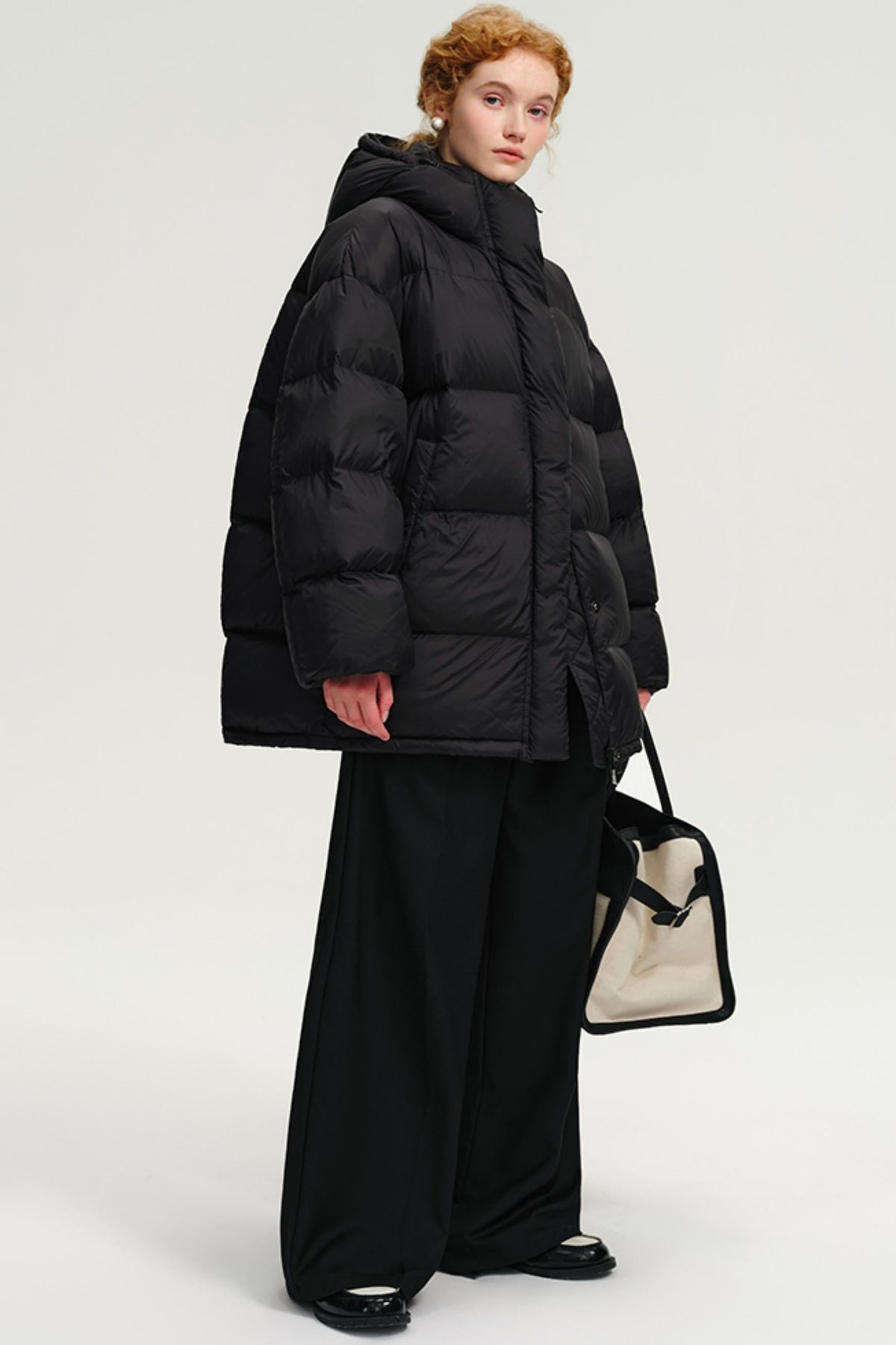 Warm Puff Hooded Down Jacket